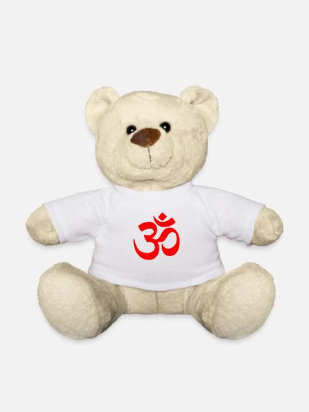 mantra om - Teddy - Weiß