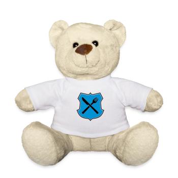 manger - Nounours - blanc - Devant