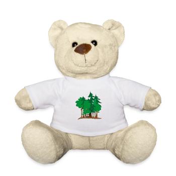 Im Wald - Teddy - Weiß - Vorne