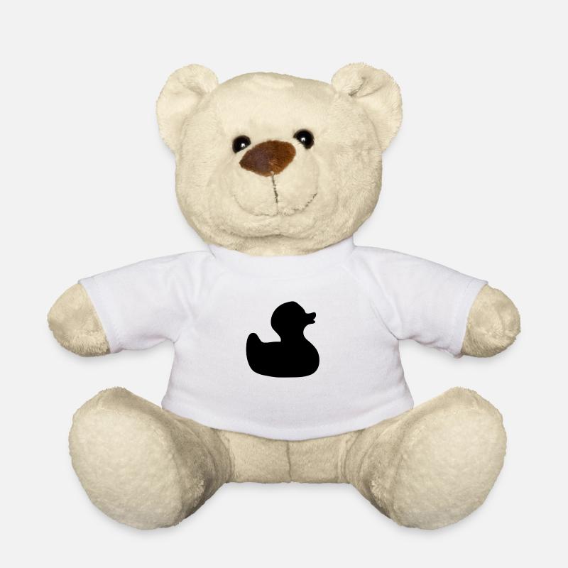 Ente - Teddy - Weiß