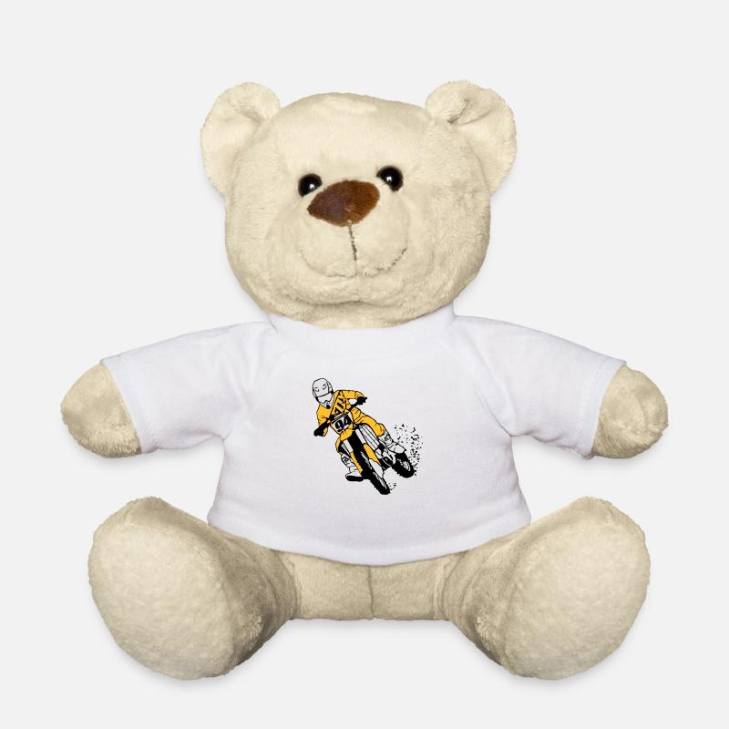 Moto Cross - Teddy - Weiß