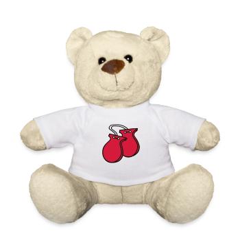 Kastagnetten Instrument - Teddy - Weiß - Vorne
