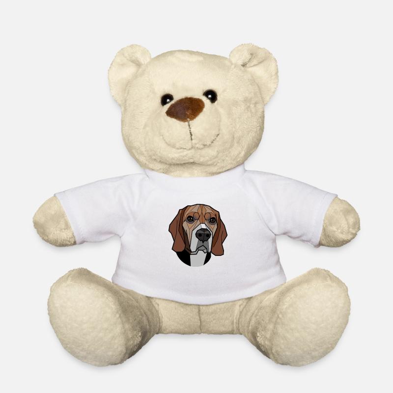 Beagle - Teddy Bear - white