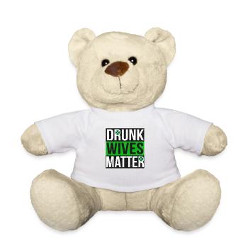 st patricks pour st. patricks day le shamroc irlandais - Nounours - blanc - Devant