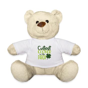 Cutest clover in the patch - Teddy Bear - white - Front