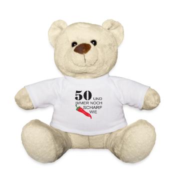 50 und scharf wie chili - Teddy - Weiß - Vorne