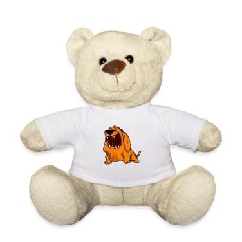 Chiens drôles 11 - Nounours - blanc - Devant