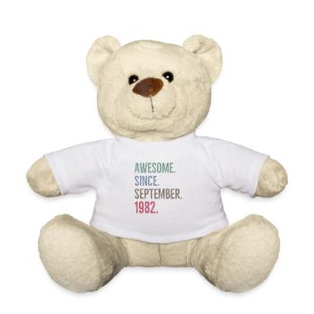 Awesome Since September 1982 - Teddy Bear - white - Front
