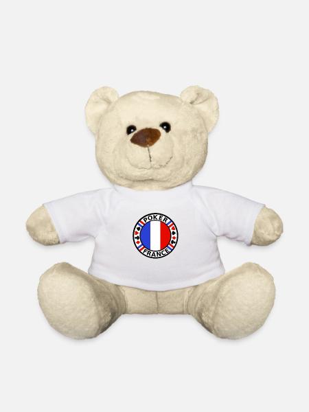 poker france - Teddy - Weiß
