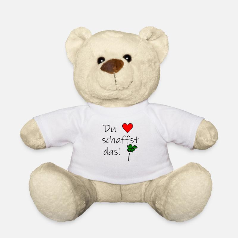 Du schaffst das - Teddy - Weiß