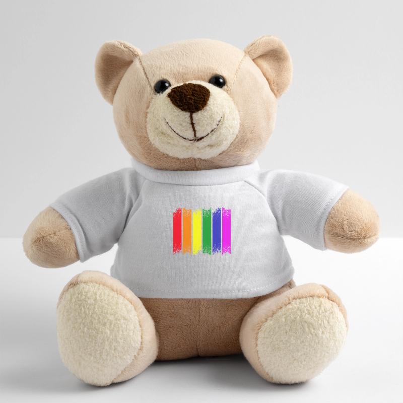 Rainbow Stripes Pride Teddy Bear