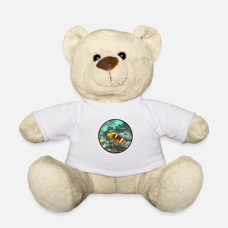 Clownfische - Teddy - Weiß