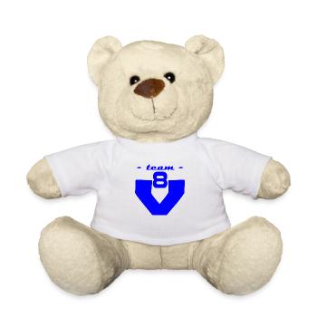 team v8 - Nounours - blanc - Devant
