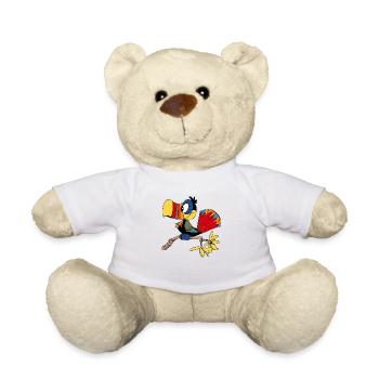 Parrot - Teddy Bear - white - Front