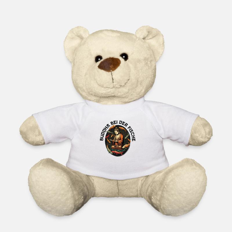 BOUDDHA en Poissons - Nounours - blanc