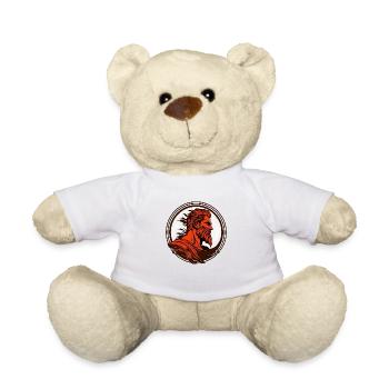 Spartan Warrior - Teddy Bear - white - Front