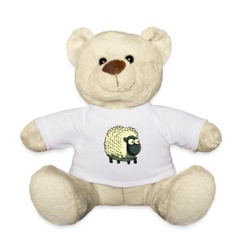 Kakou the sheep - Teddy Bear - white - Front