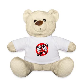 Frieden schaffen - Teddy - Weiß - Vorne