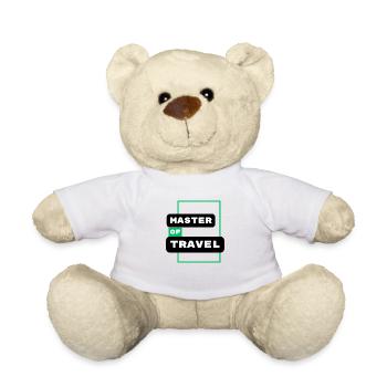 Master of Travel - Teddy Bear - white - Front