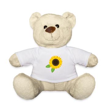 Sonnenblume - Teddy - Weiß - Vorne