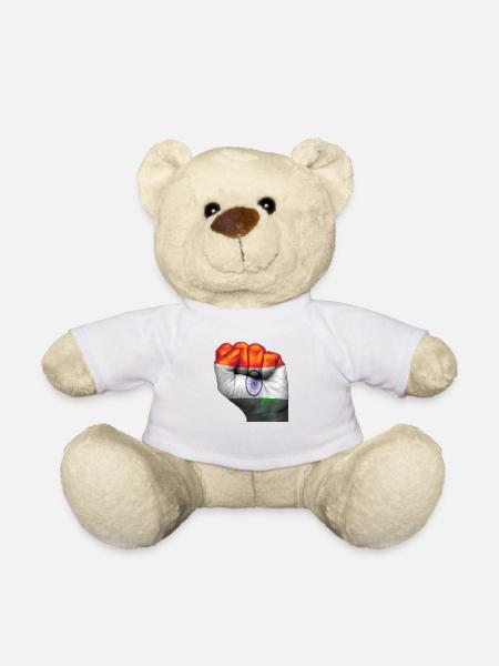 Fist Inde - Nounours - blanc