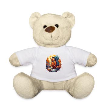 Le rat-taupe migre vers la cible - Nounours - blanc - Devant