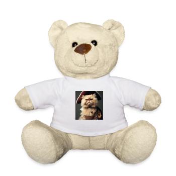 Le chat persan Negan en pirate - Nounours - blanc - Devant