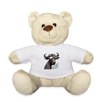 Book le bison - Nounours - blanc - Devant