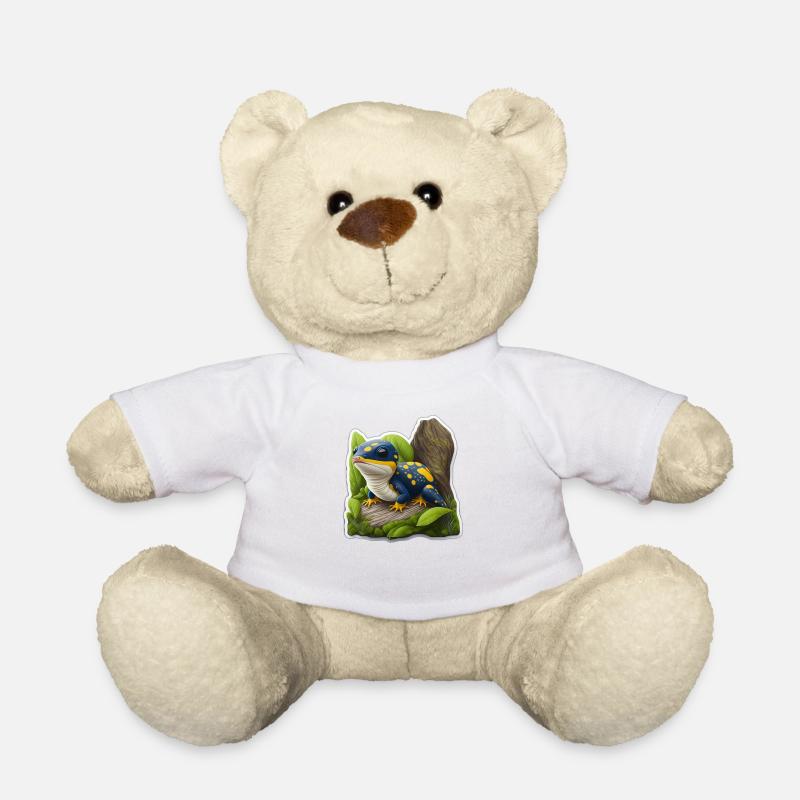 Petite salamandre - Nounours - blanc