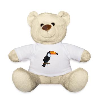 Vogel - Teddy - Weiß - Vorne