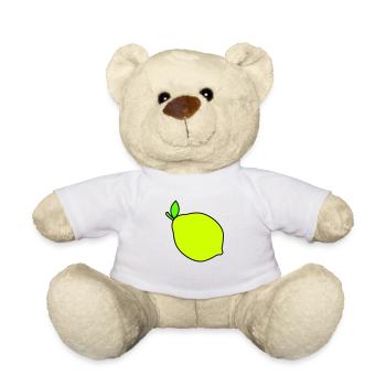 lemon - Teddy Bear - white - Front