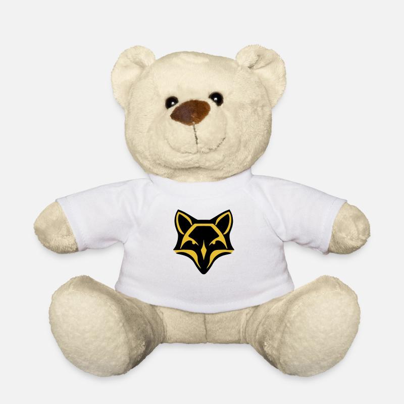 Renard stylisé - Nounours - blanc