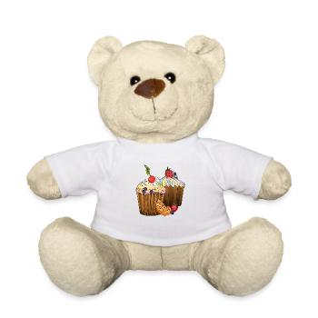 Cakes - Teddy Bear - white - Front