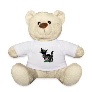 Cat - Teddy Bear - white - Front
