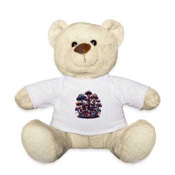 Psychedelic Mushroom Magic - Teddy - Weiß - Vorne