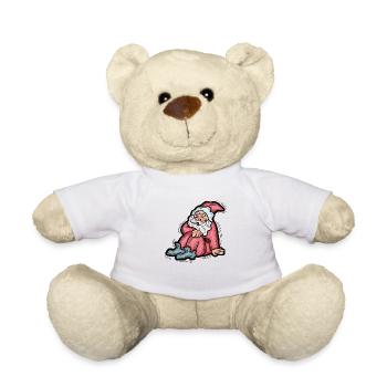 Père Noël - Nounours - blanc - Devant