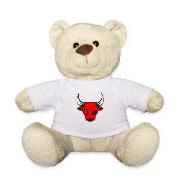 taureau taureau - Nounours - blanc - Devant