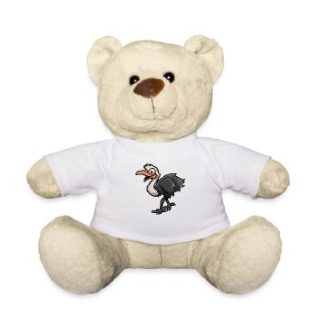 ostrich - Teddy Bear - white - Front