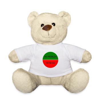 Kein Problem vs. Problem - Teddy - Weiß - Vorne