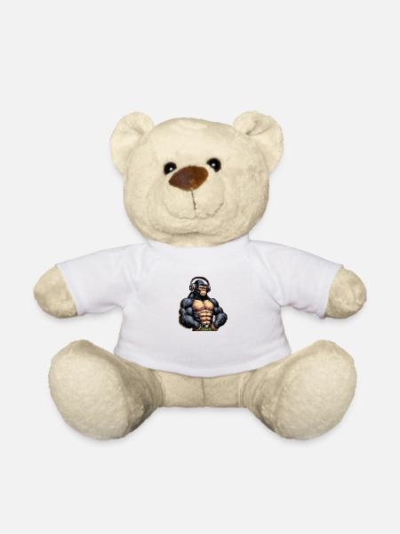 Gorilla Music - Teddy Bear - white