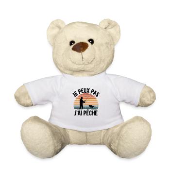 I can't, I sinned - Teddy Bear - white - Front