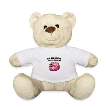 schlaues gehirn - Teddy - Weiß - Vorne