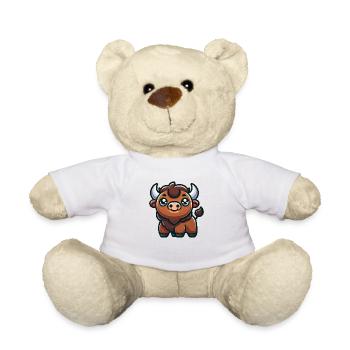 bison comic - Teddy - Weiß - Vorne