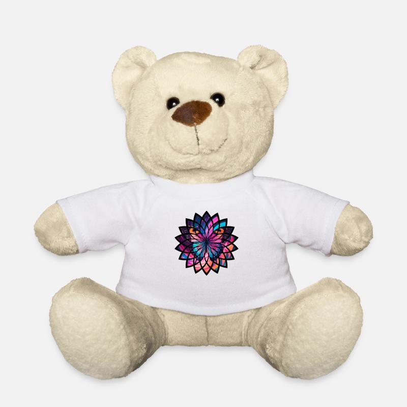 Butterfly Glow - Teddy Bear - white
