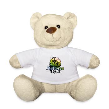 Majorque 2025 Palmiers de vacances - Nounours - blanc - Devant