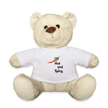 Hot and Spicy - Teddy Bear - white - Front
