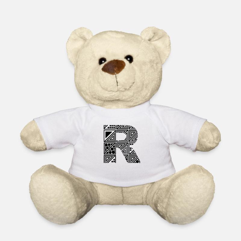 Buchstabe R - Teddy - Weiß