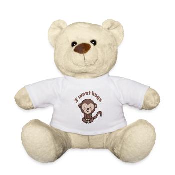 Toddler Pregnant Onesie Princess Grandchild - Teddy Bear - white - Front