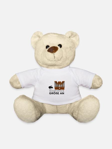 Und es kommt doch auf Größe an! - Orgel Klavier - Teddy - Weiß