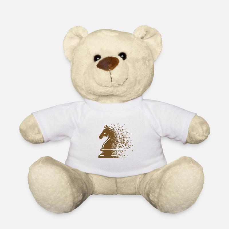 Chess Chess piece cheval - Nounours - blanc